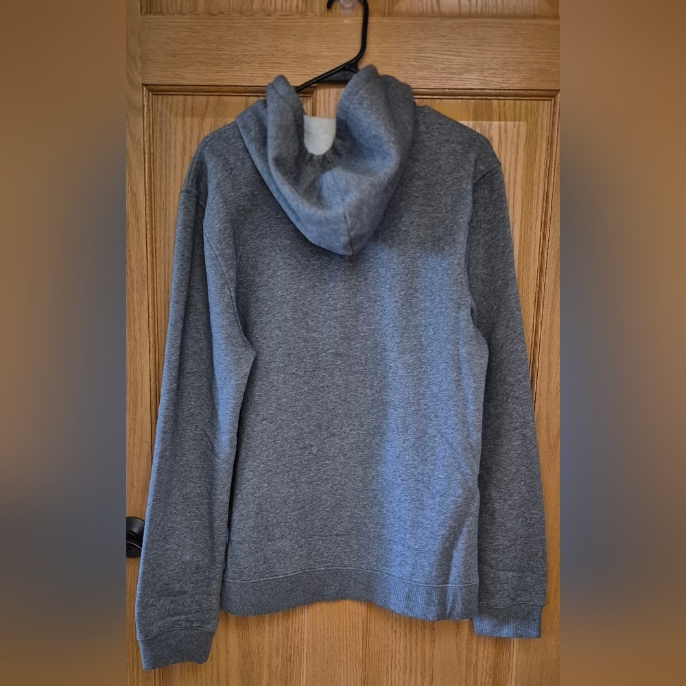 NEW Skims Men's M Dark Gray Heather Lounge Fleece Hoodie - Picture 4 of 7
